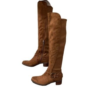 Marc Fisher sz 5.5 brown OTK riding boots
